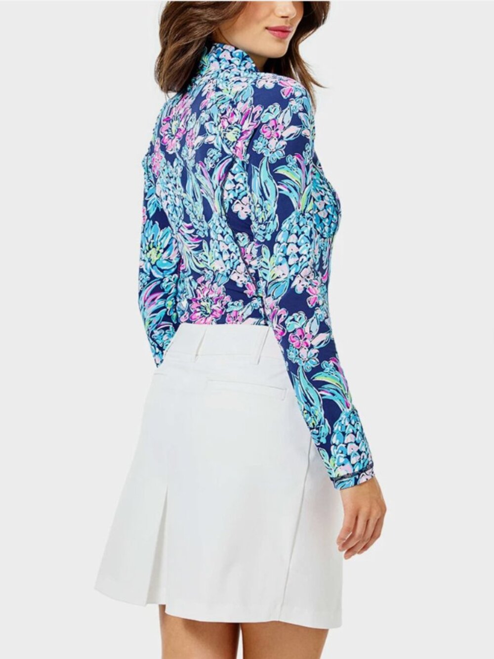 Lilly Pulitzer | Luxletic Sybil Skort in White - Picture 2 of 14